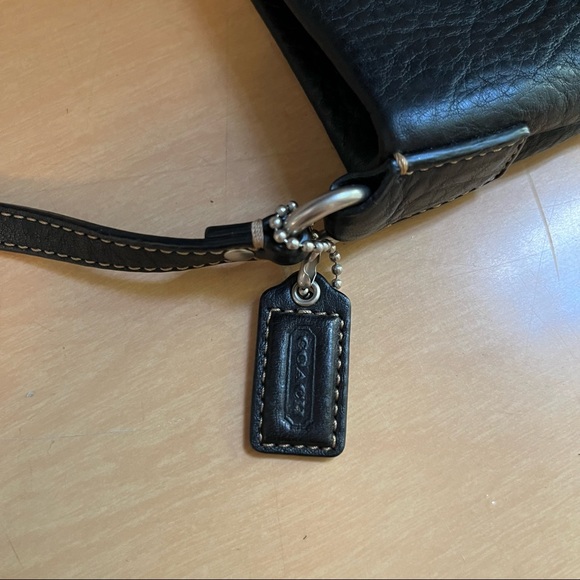 Coach Pebbled Leather Wristlet Mini Bag - Picture 5 of 6